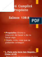 Jehová Cumplirá Su Propósito en Mí