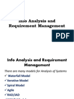 Info Analysis and Requirement Management