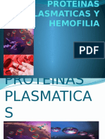 Proteinas Plasmaticas y Hemofilia