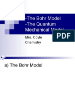 1 C the Bohr Model and the Quantum Mechanical Model
