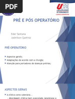 Pré e Pós Operatório