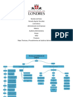Mapa Conceptual Tecnicas y Procedimientos de Auditoria Administrativa