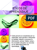 Estilos de Aprendizaje