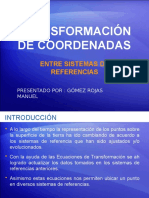 Transformacion de Coordenadas