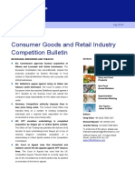Report Retail - Clifford Change - 2014 - Consumer Goods and Retail Industry Competition Bulletin