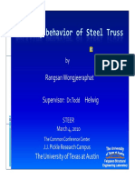 Buckling Behaviour of Steel Truss-wongjeeraphat