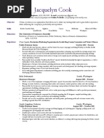 Jacquelyn Cook Resume - Extended