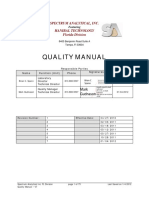 Spectrum Analytical Inc. FL Division Quality Manual – V7