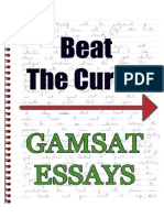 Beat The Curve - Gamsat Essays