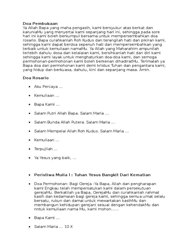7 Cara Untuk Berdoa Rosario Wikihow
