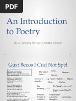 an introduction to poetry