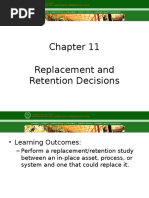 Engineering Economins-Replacement and Retention Decisions