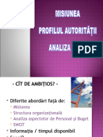 Prezentarea SWOT