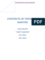 Contracte de Transport Maritim