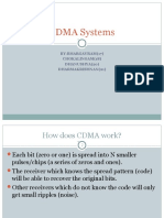 CDMA Systems: By-Bhargavram (17) Chokalingam (18) Dhanushya (20) Dharmakrishnan