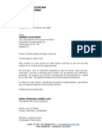 Carta Comercial (Ejemplo - Normas) Luis