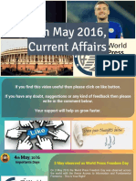 4 May 2016 Current Affair for Competition Exams