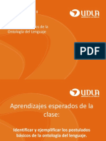 Postulados Básicos de La Ontología Del Lenguaje.