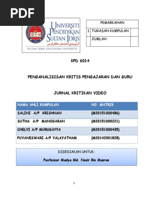 Tugasan 1 Instrumen Pdf Pdf