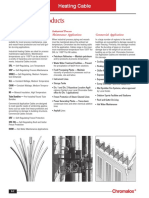 Heat Tracing Products: Applications