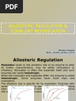 Allosteric Regulation & Covalent Modification