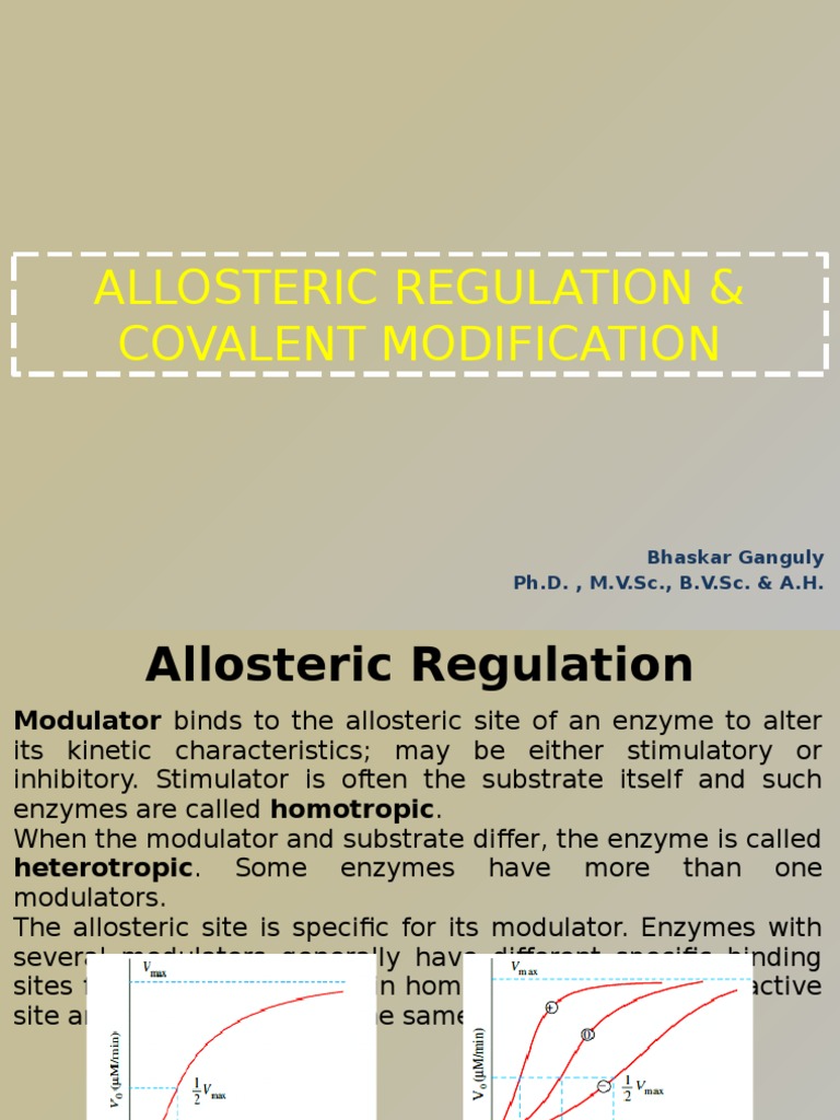 Allosteric vs. Covalent Enzyme Regulation | PDF | Protein Kinase | Kinase