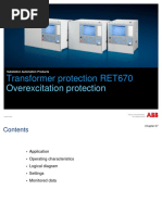 07 SEP674 RET670 Overexcitation Protection