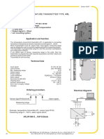 Rail-Mounted Temperature Transmitter Type Atl: Application and Function