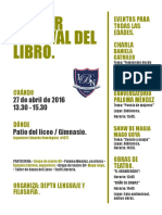 Afiche Feria Del Libro.