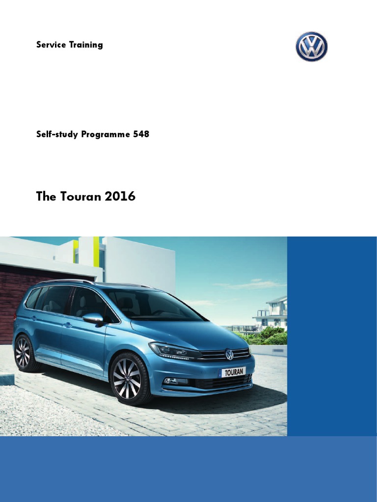 SSP-NR 548 The Touran 2016 PDF | PDF | Headlamp | Diesel Engine