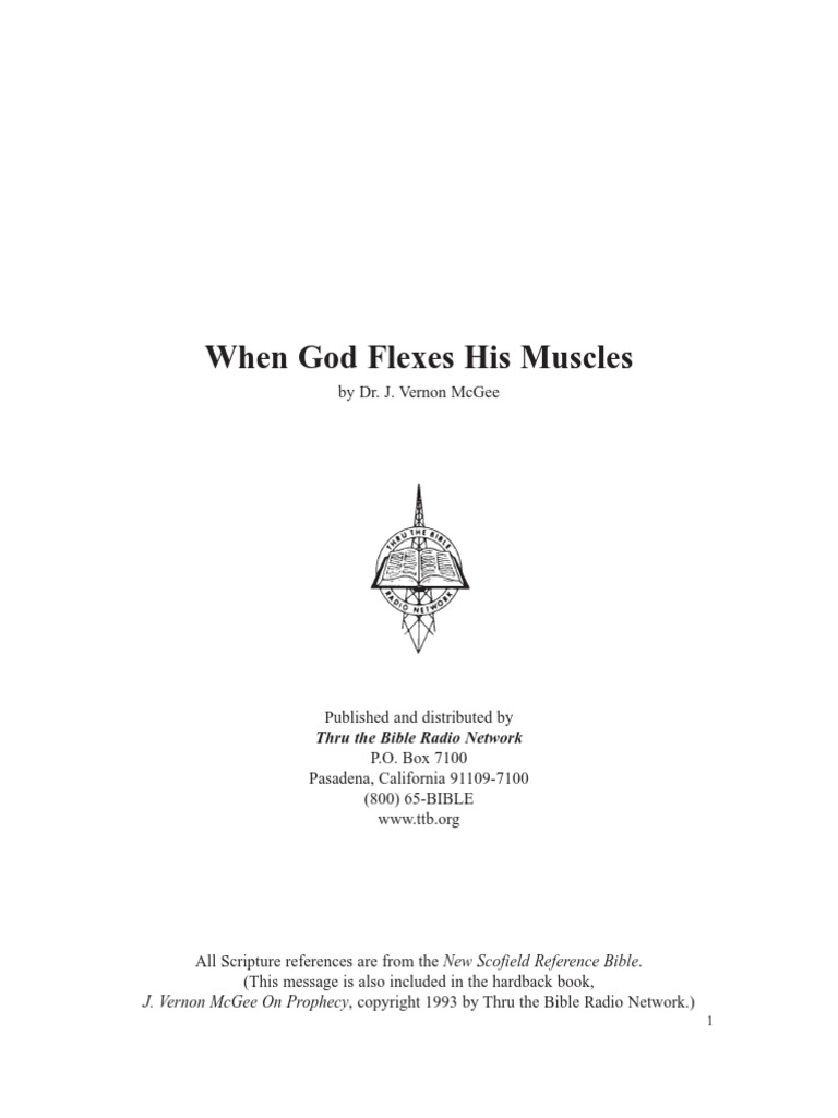 When God Flexes His Muscles | PDF | Resurrection Of Jesus | Lamb Of God