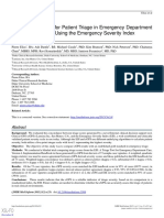 A Web-Based Tool for Patient Triage in Emergency Department Settings Validation Using the Emergency Severity Index