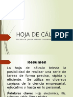 Hoja de Calculo