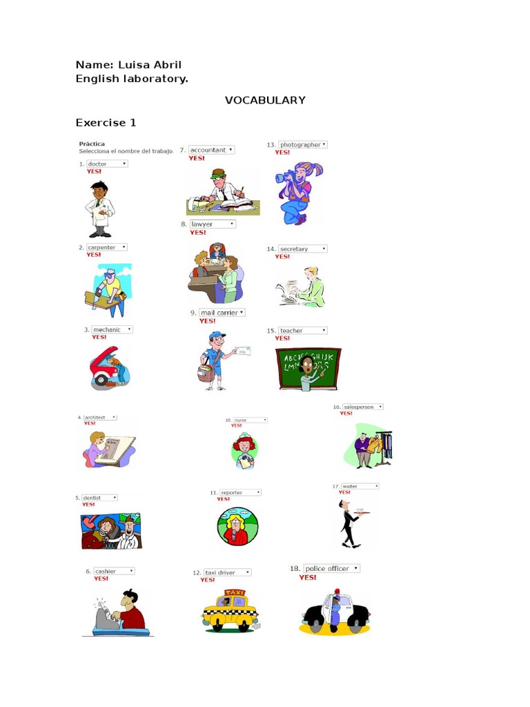 English Language Exercises for Students | PDF