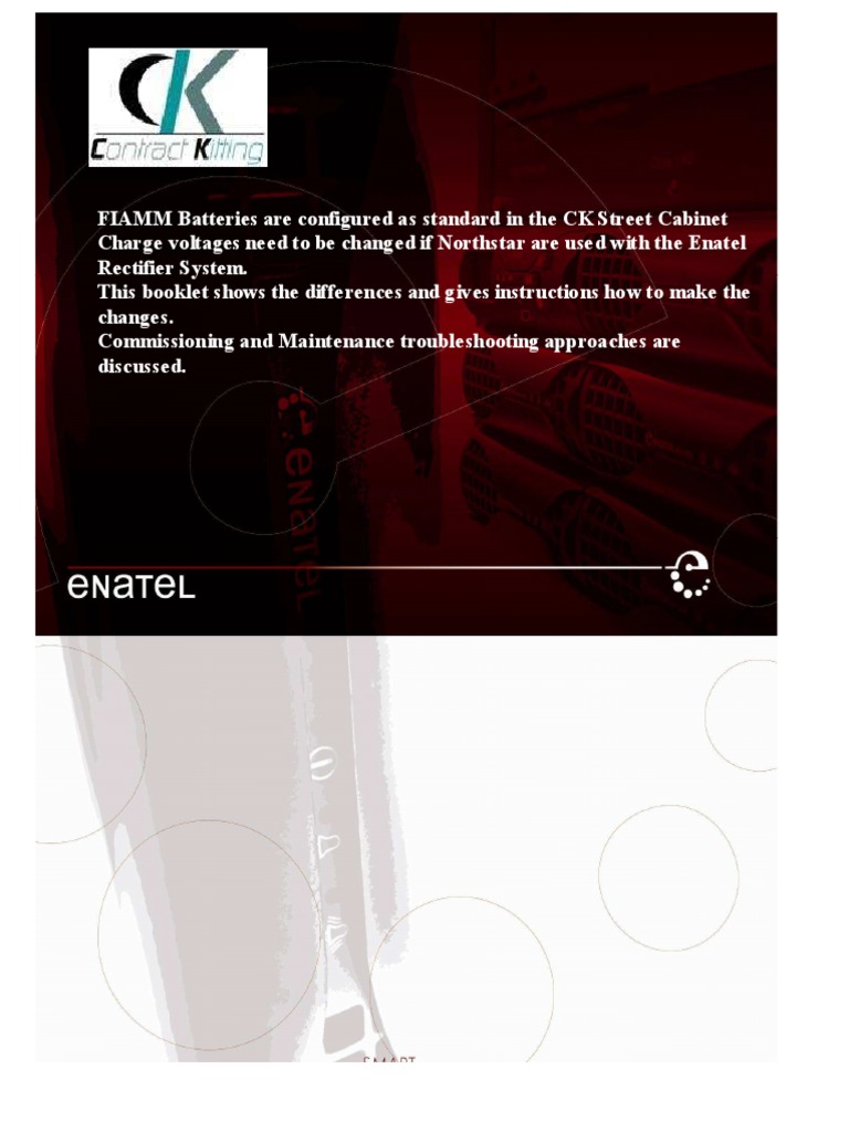 Enatel Rectifier and Battery Settings Guide | PDF | Usb | Rectifier