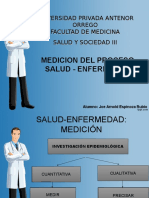 Medicion Del Proceso Salud - Enfermedad - Joe Espinoza