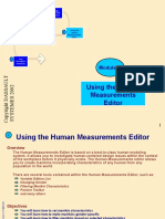 Using The Human Measurements Editor: Preparing The Working Environment Creating A Manikin and Workspace