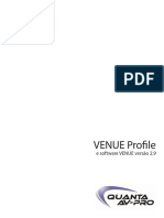 Manual Venue Profile Completo Portugues PDF