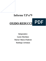 Informe TP 9 Oxido Reduccion