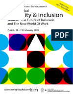 2016 - Diversity & Inclusion Seminar Zurich Febr2016