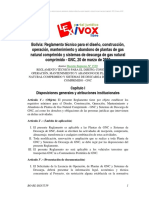 Reglamento Para Diseño de Plantas de Gas Natural Comprimido y Sistemas de Descarga de Gas Natural Comprimido