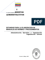 Estandar Elaboracion Manuales Norma Procedimiento