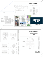 Autocad Sheet 1: Misc. Projects and Details
