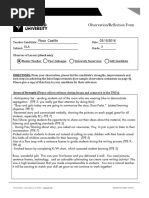 Observation-Reflection Form Lesson 1 Ela 1