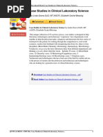Download Case-Studies-Clinical-Laboratory-Science-0130887110pdf by patrick SN311520649 doc pdf