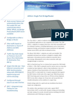 ADSL2+ Single Port Bridge/Router