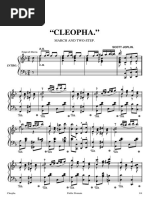 Cleopha - Scott Joplin - Sheet Music