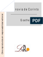 La Novia de Corinto - Goethe