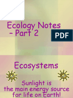 03 Ecology Notes - Energy Flow