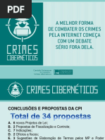 Resumo do Parecer Final do Relator CPI CRIMES CIBERNETICOS